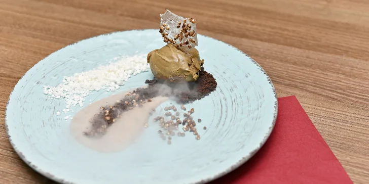 Moderní 4chodové menu: pstruh nebo krůta sous-vide i speciální pivní zmrzlina