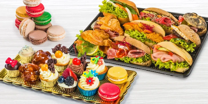 Exkluzivní pohoštění na vaši párty: 700 nebo 2050 g gastronomických dobrot