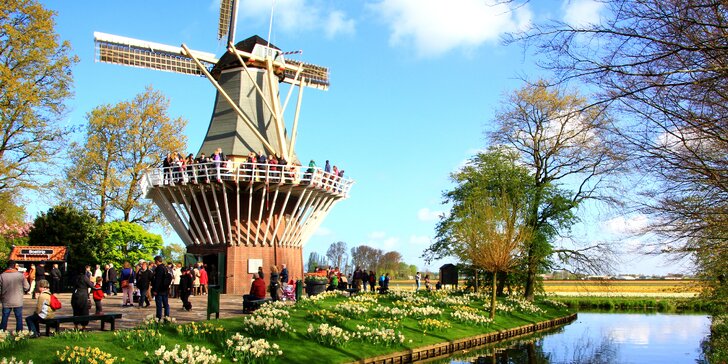 Velikonoční výlet do květinového parku Keukenhof i do Amsterdamu za památkami