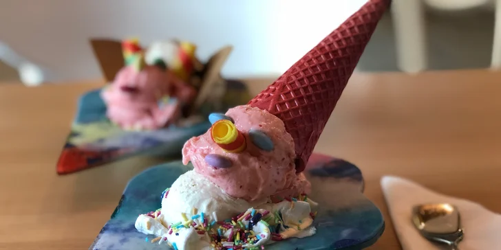 Zmrzlina pro nejmenší a BABY cappuccino nebo horká čokoláda