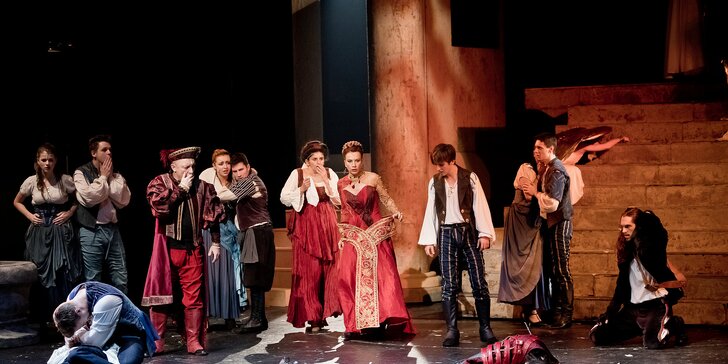 Vstupenky na slavný muzikál Romeo a Julie v divadle Hybernia