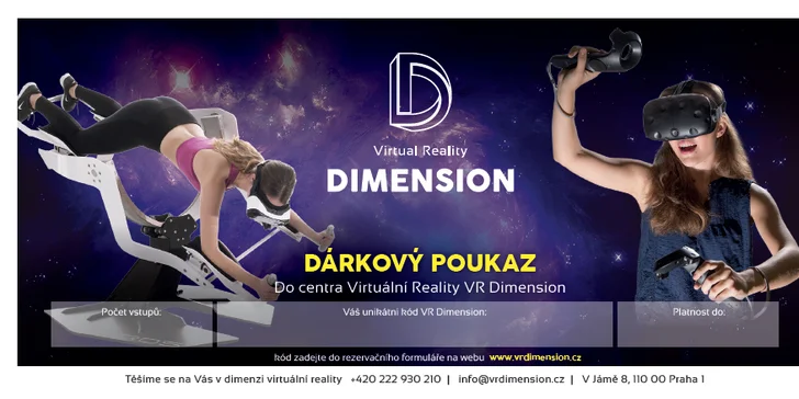 Virtuální realita: 1, 3, 5 či 10 vstupů na konzoli HTC Vive i simulátor létání ICAROS