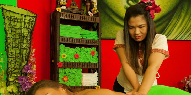 Dokonalý relax: výběr z 60minutových párových masáží v Thajském ráji