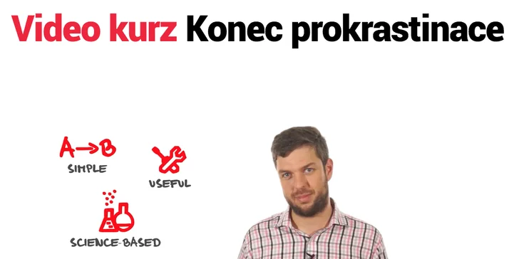 Konec prokrastinace: kniha s autogramem a dárky pro odsouvače úkolů