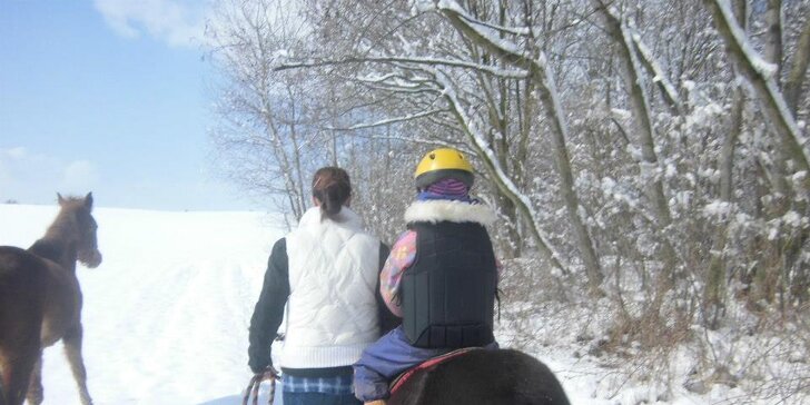 Vyjížďka na koni: na Nový rok i s přípitkem nebo v průběhu zimy