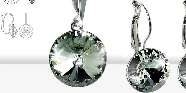 Souprava šperků s krystaly SWAROVSKI