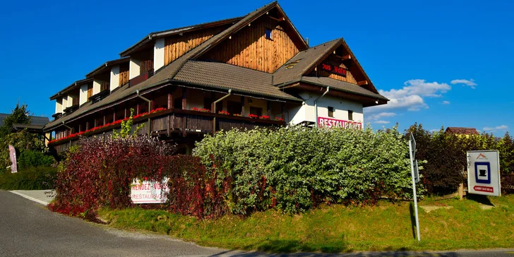 Dovolená v rodinném hotelu na Liptově s polopenzí a saunou pro 2 osoby