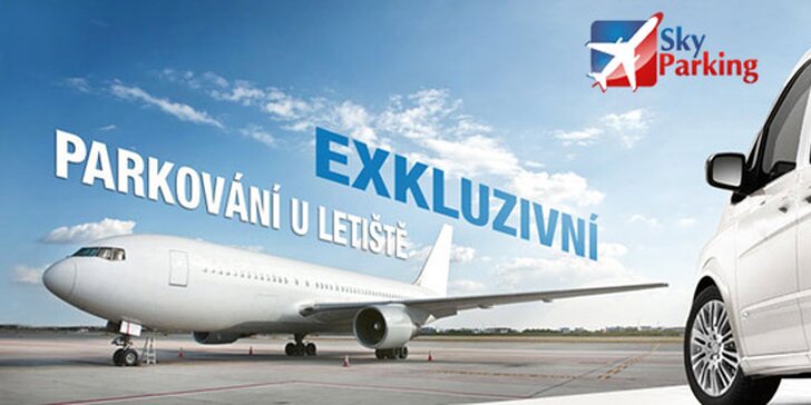 2-14 dní parkování u letiště Václava Havla v Praze včetně ručního umytí vozu a odvozu na letiště
