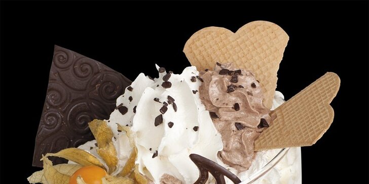 Osvěžující zmrzlinové poháry pro děti i dospělé v Café Mozart
