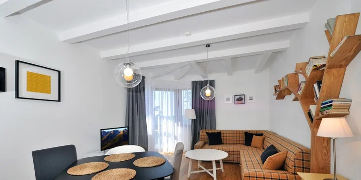 Apartmány v Tatranské Lomnici: snídaně i slevy na aktivity pro 2-4 osoby