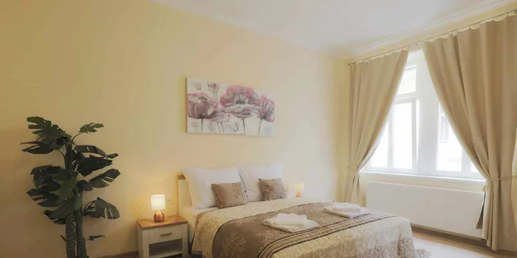 Spát budete v nově zrekonstruovaném apartmánu Deluxe. 