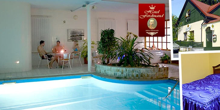 Romantická noc v hotelu. Vstup do bazénu i sekt