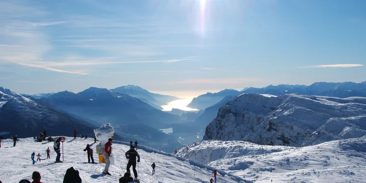 Lyžování v italských Alpách: 50 km sjezdovek a 3* hotel jen 60 m od lanovky