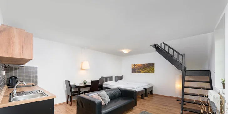 Pobyt v apartmánech kousek od Ještědu: pobyt pro 2 nebo 4 osoby