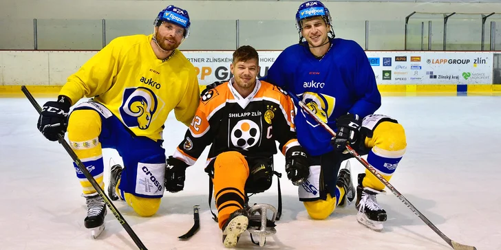 Podpořte české sledge hokejisty stejně jako hvězdy hokejové extraligy