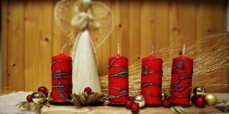 Vánoční tvoření v olomoucké svíčkárně