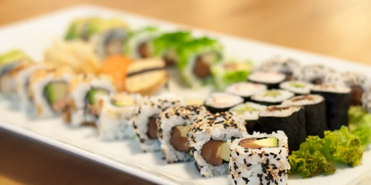 Sushi na mnoho způsobů: 24 nebo 30 kousků v setech s možností take away