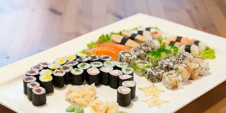 Sushi na mnoho způsobů: 24 nebo 30 kousků v setech s možností take away