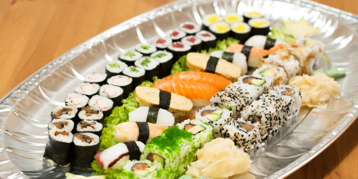 Sushi na mnoho způsobů: 24 nebo 30 kousků v setech s možností take away