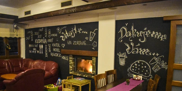 Dovolená v rodinném hotelu na Liptově s polopenzí a saunou pro 2 osoby