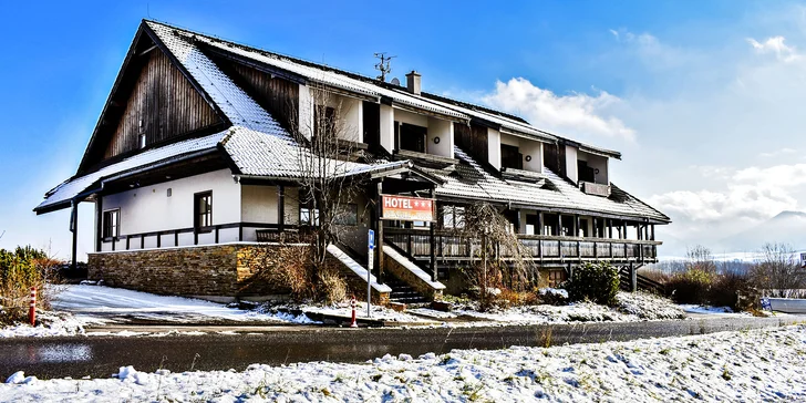 Dovolená v rodinném hotelu na Liptově s polopenzí a saunou pro 2 osoby