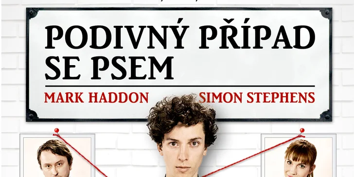 Vstupenka na divadelní představení Podivný případ se psem