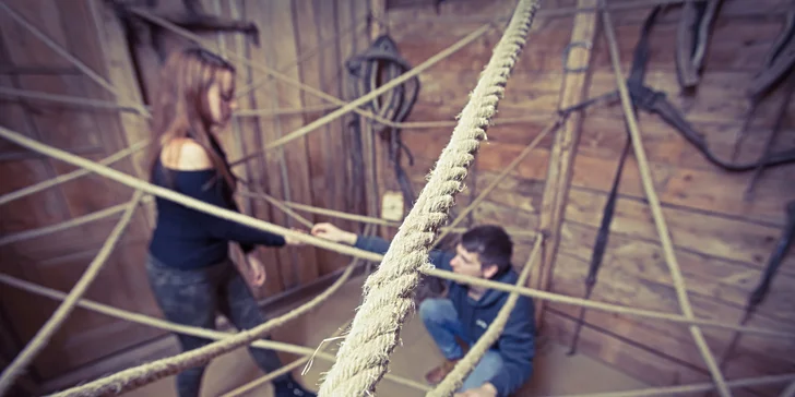 60 minut akční únikové hry ve stylu Pevnosti Boyard
