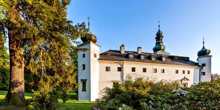 Zámecký pobyt v Třešti s hodováním v restauraci i vstupem do aquaparku