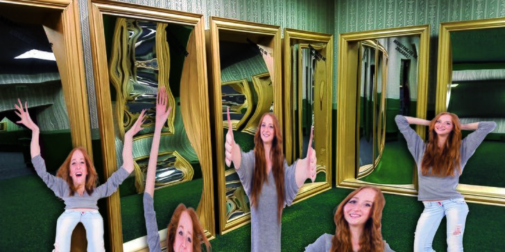Svět smíchu, kouzel a zázraků: Zrcadlový labyrint je zábavou pro celou rodinu