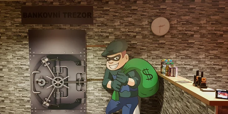 Důmyslná úniková hra: Vylupte trezor nebo utečte z vězení