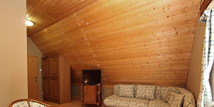 3-8denní relax v Jizerských horách: Bohatá plná penze, sauna i skipas