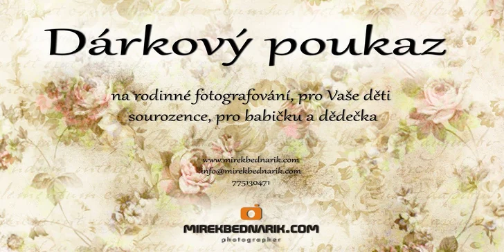 Hodinové focení v exteriéru: párové, těhotenské, rodinné nebo portrétní snímky