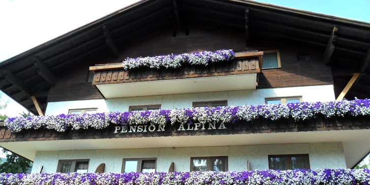 Penzion 45 km od Innsbrucku a blízko vleku: polopenze a večerní wellness