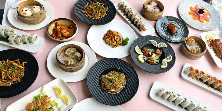 Asijské all you can eat výběrem z menu: oběd či večeře pro 1 i 2 osoby