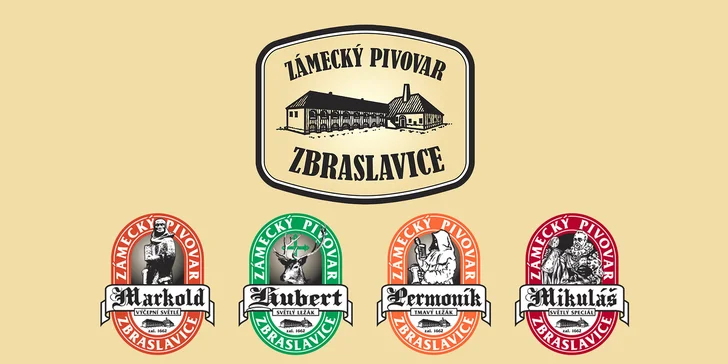 Prohlídka Zámeckého pivovaru Zbraslavice včetně ochutnávky a piva domů