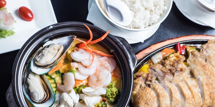 Autentické vietnamské menu o 4 chodech v areálu tržnice na Olomoucké