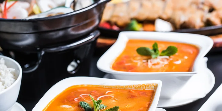 Autentické vietnamské menu o 4 chodech v areálu tržnice na Olomoucké