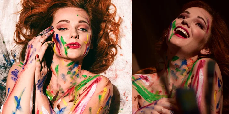 Zážitkové focení v ateliéru včetně profi vizáže: portréty, glamour i fashion foto