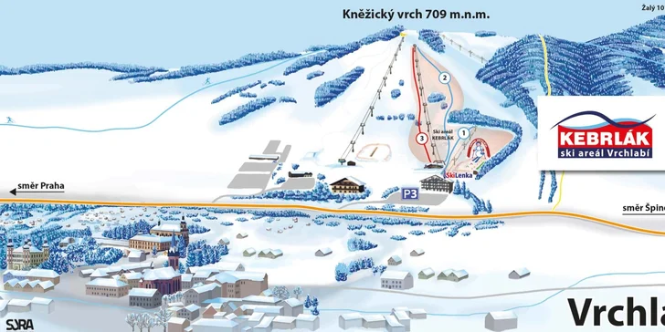 Na lyže s celou rodinou: celodenní permanentky do Skiareálu Vrchlabí – Kebrlák