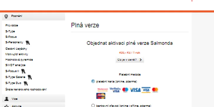 Aplikace Salmondo: psychologické testy a online koučink pro osobní rozvoj