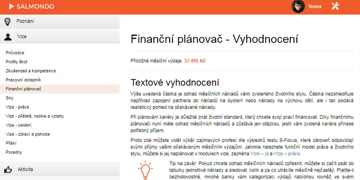 Aplikace Salmondo: psychologické testy a online koučink pro osobní rozvoj