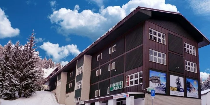 Zimní pohodový pobyt ve Špindlu s polopenzí a volným vstupem do sauny