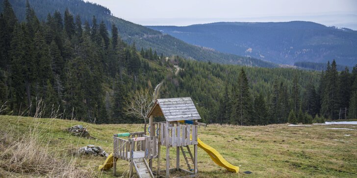 Dovolená na horách: 3–6 dní v Krkonoších s polopenzí, saunou a půjčením kol