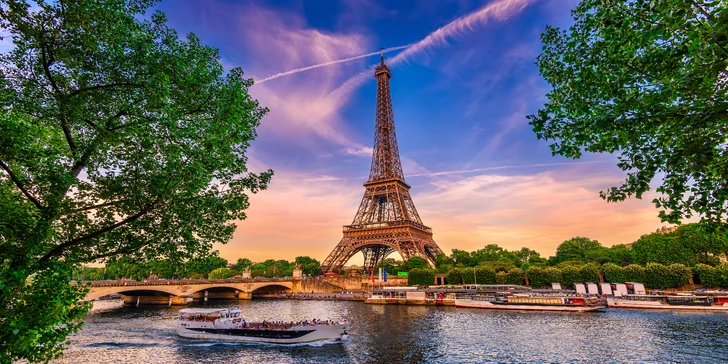 4denní zájezd do Paříže a Versailles s 1 nocí v hotelu a průvodcem