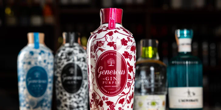 Generous Gin Purple je prvý gin, ktorý obsahuje polyfenoly a antokyány z hrozna