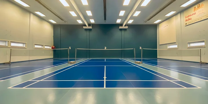 Pronájem hřiště na 1 hodinu: squash nebo badminton v brněnském centru