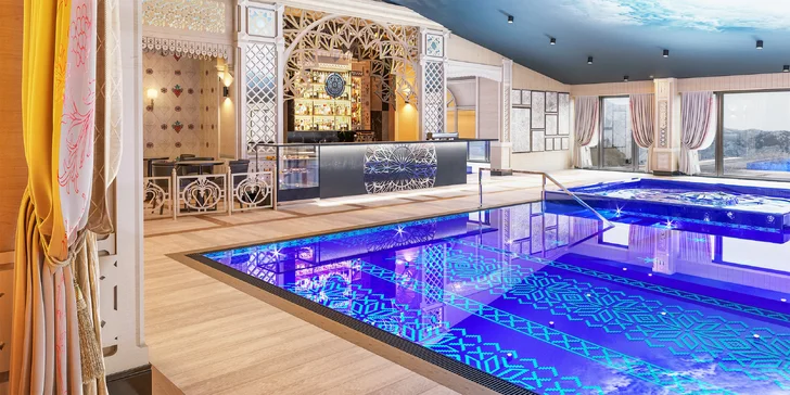 Wellness&Spa centrum tvoria dve časti: zóna Aqua a zóna Relax.