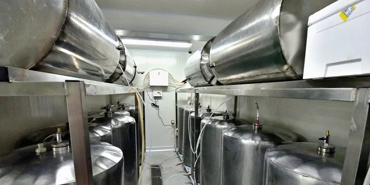 Během prohlídky ochutnáte světlé, tmavé i řezané pivo a na rozloučenou dostanete i 4× 1,5 l piva.