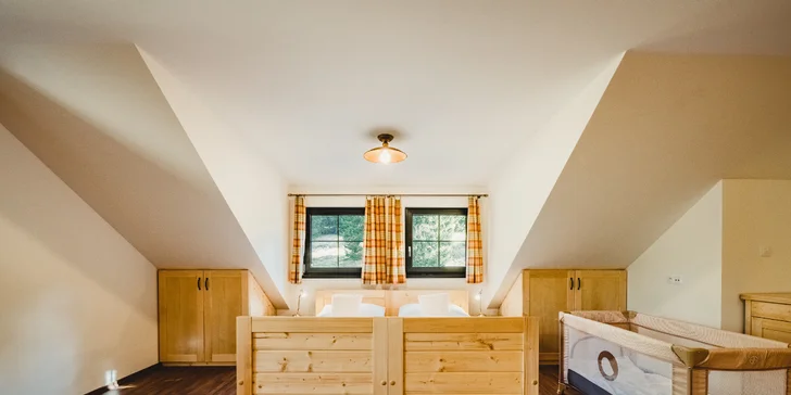 Apartmán Knížecí Pláně - ložnice
