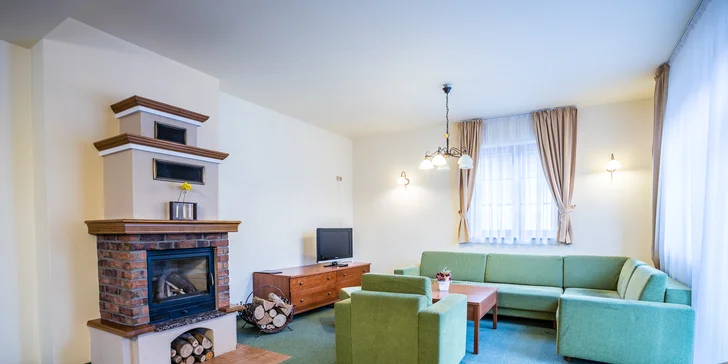 Pre je možnosť ubytovať sa za doplatok v dvojizbovom apartmáne (2x dvojlôžko) s obývačkou. 
